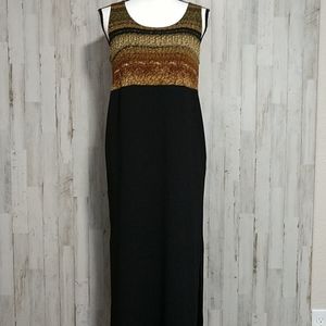 Positive Attitude Black Sleeveless Dress